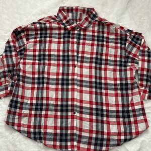 Women’s flannel button shirt